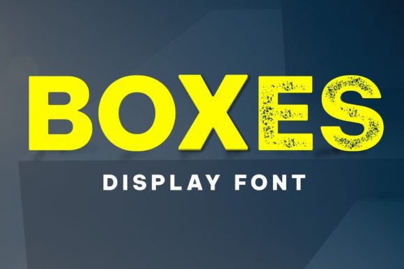 Boxes Font - Featured Image