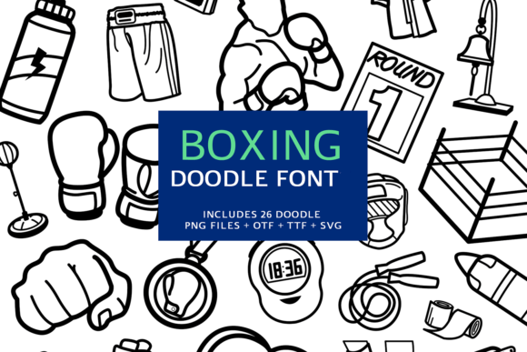 Boxing Doodle Font - Featured Image
