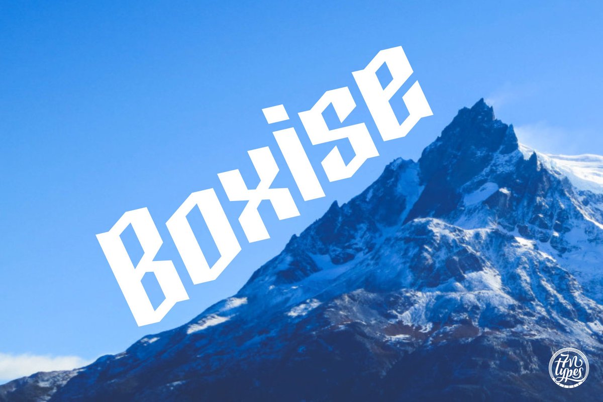 Boxise Font - Featured Image