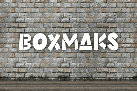 Boxmaks Font - Featured Image