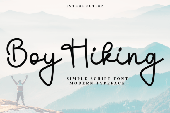 Boy Hiking Font - Featured Image