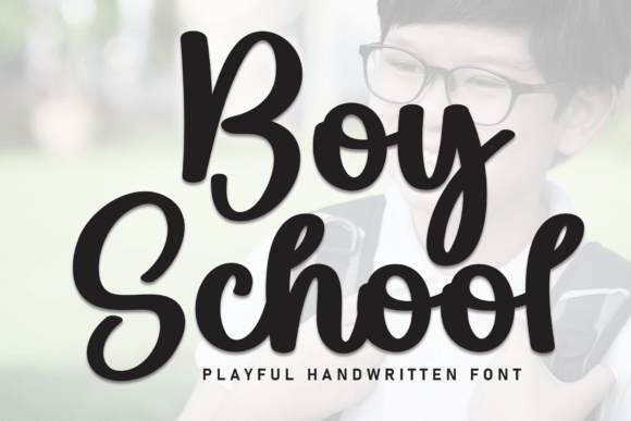 Boy School Font - Featured Image