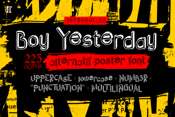 Boy Yesterday Font - Featured Image