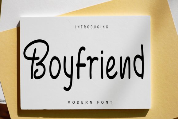Boyfriend Font - Featured Image