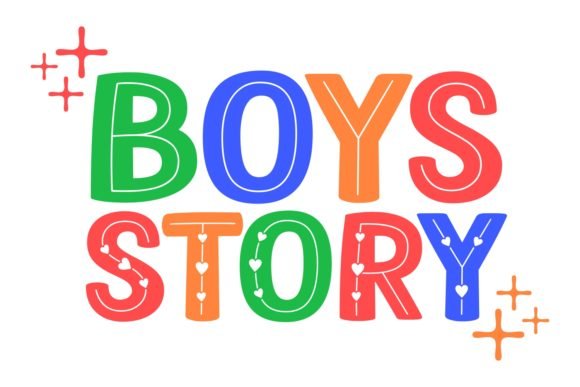 Boys Story Font - Featured Image
