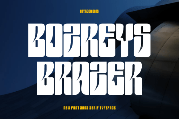 Bozreys Brazer Font - Featured Image