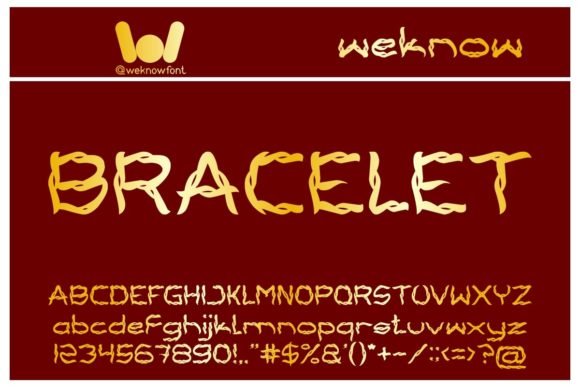 Bracelet Font - Featured Image