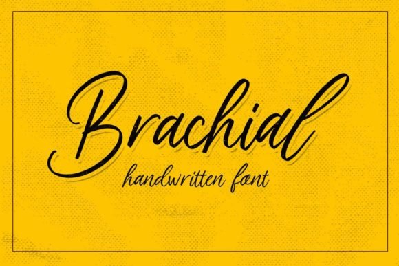 Brachial Font - Featured Image