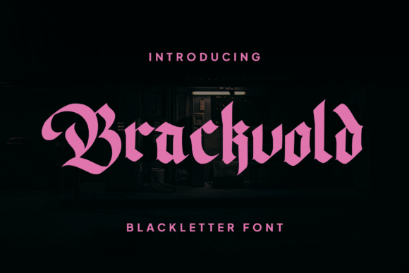 Brackvold Font - Featured Image