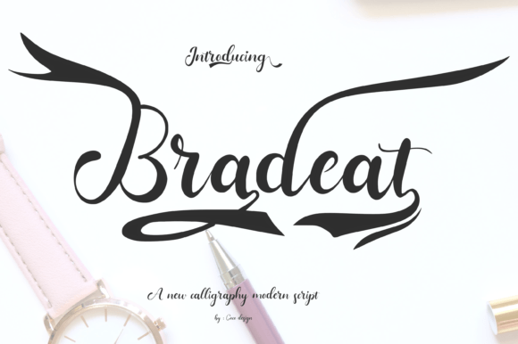 Bradeat Font - Featured Image