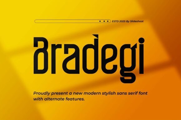 Bradegi Font - Featured Image