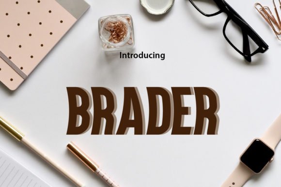 Brader Font - Featured Image