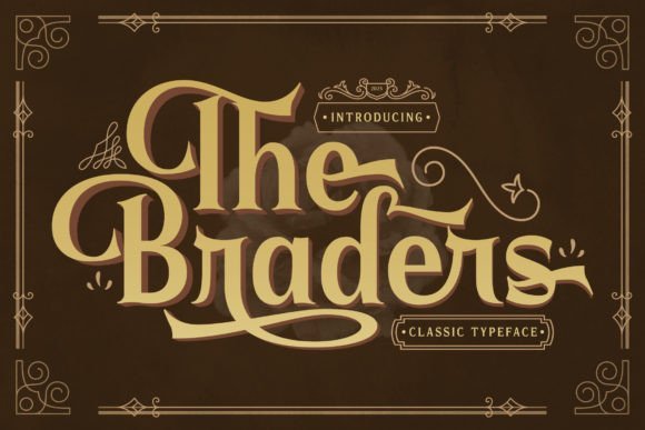 Braders Font - Featured Image