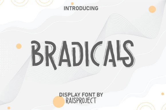 Bradicals Font - Featured Image