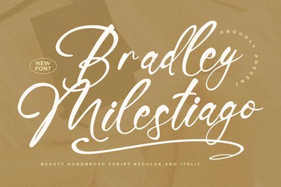 Bradley Milestiago Font - Featured Image