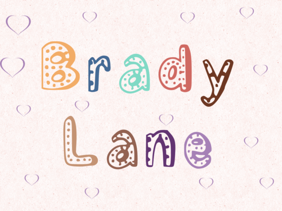 Brady Lane Font - Featured Image