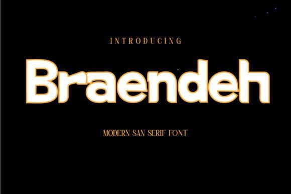 Braendeh Font - Featured Image
