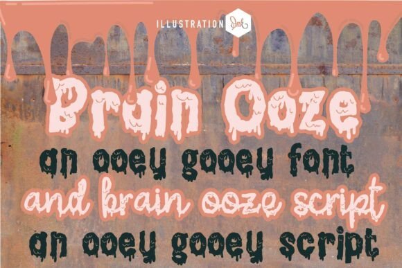 Brain Ooze Duo Font - Featured Image