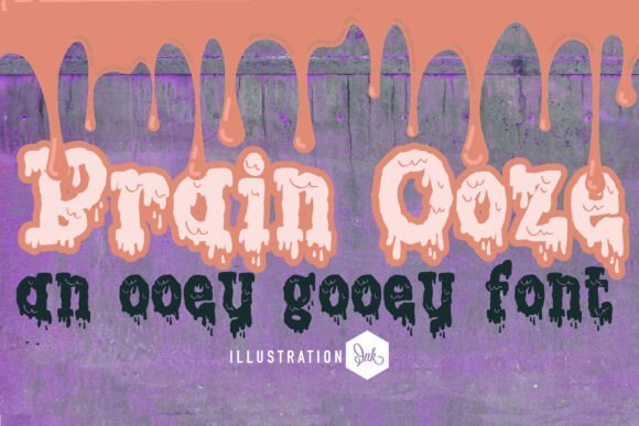 Brain Ooze Font - Featured Image
