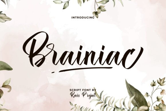 Brainiac Font - Featured Image