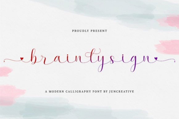 Brainlysign Font - Featured Image