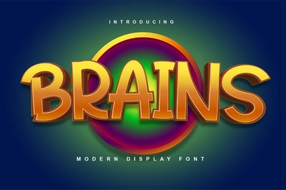 Brains Font - Featured Image