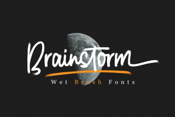 Brainstorm Font - Featured Image