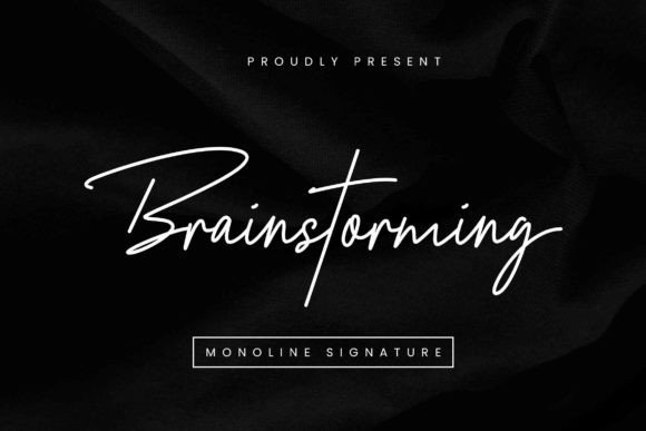 Brainstorming Font - Featured Image