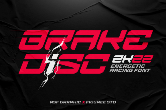 Brake Disc Font - Featured Image