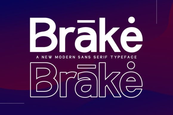 Brākė Font - Featured Image