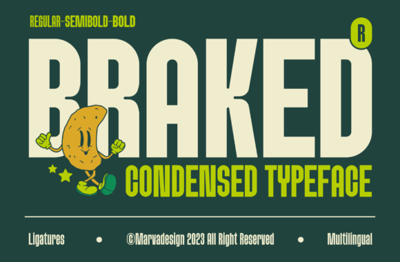 Braked Font - Featured Image