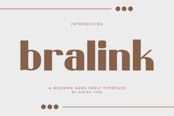 Bralink Font - Featured Image