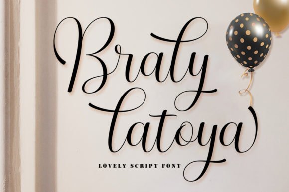 Braly Latoya Font - Featured Image