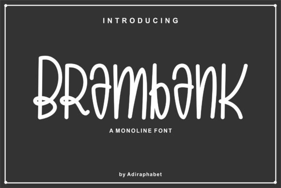 Brambank Font - Featured Image