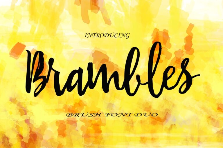 Brambles Font - Featured Image