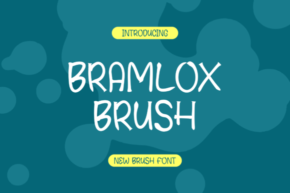 Bramlox Brush Font - Featured Image