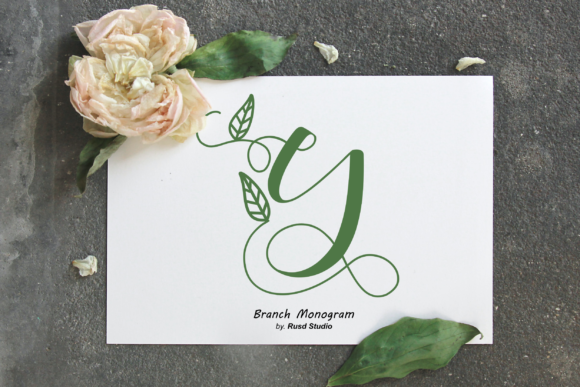 Branch Monogram Font - Featured Image