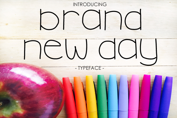 Brand New Day Font - Featured Image