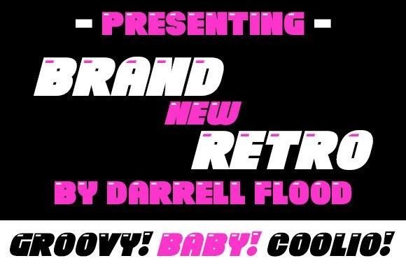 Brand New Retro Font - Featured Image