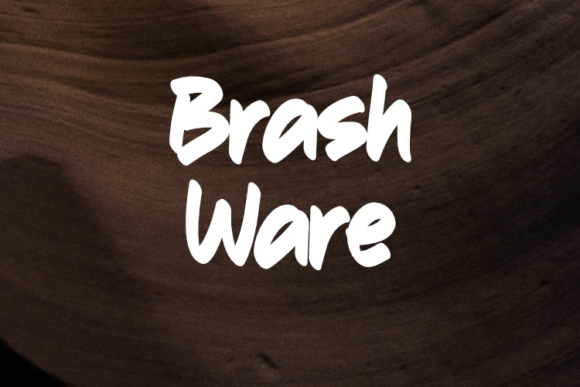Brash Ware Font - Featured Image