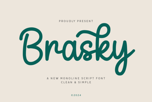 Brasky Font - Featured Image