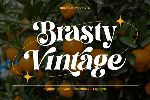 Brasty Vintage Font - Featured Image