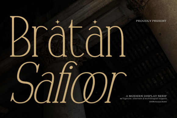 Bratan Safioor Font - Featured Image