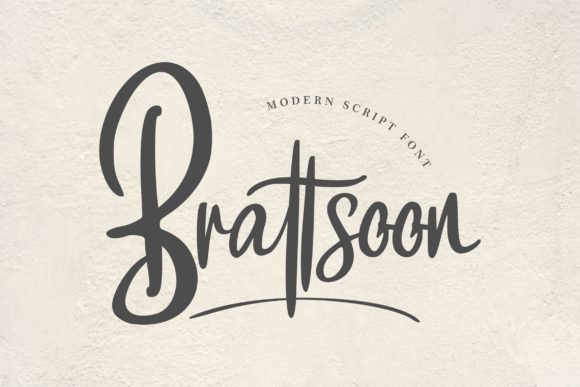 Brattsoon Font - Featured Image