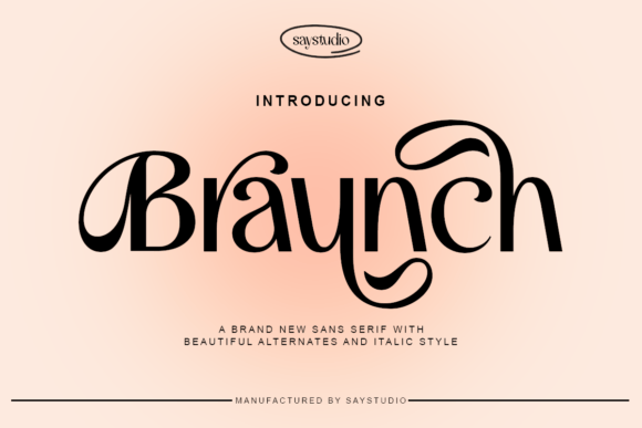 Braunch Font - Featured Image