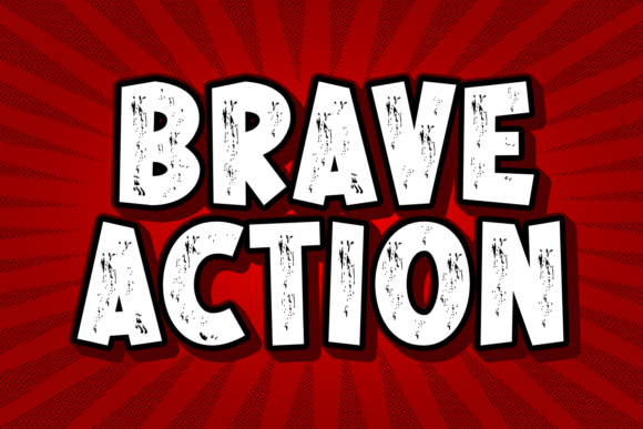 Brave Action Font - Featured Image