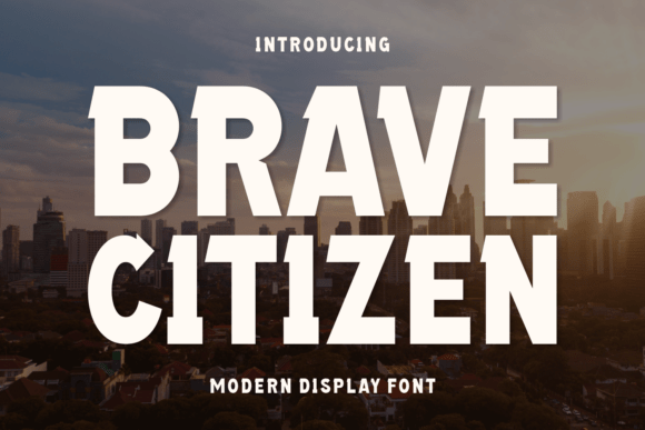 Brave Citizen Font - Featured Image