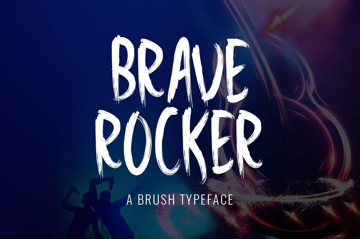 Brave Rocker Font - Featured Image