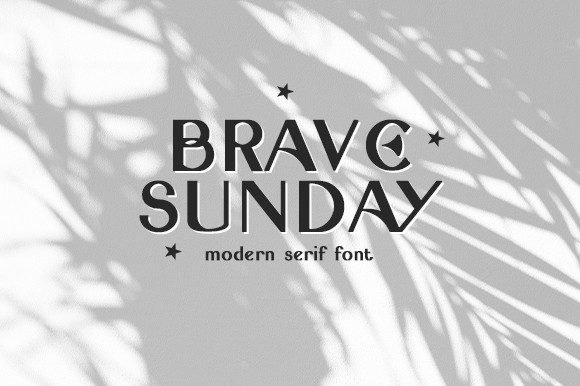 Brave Sunday Font - Featured Image