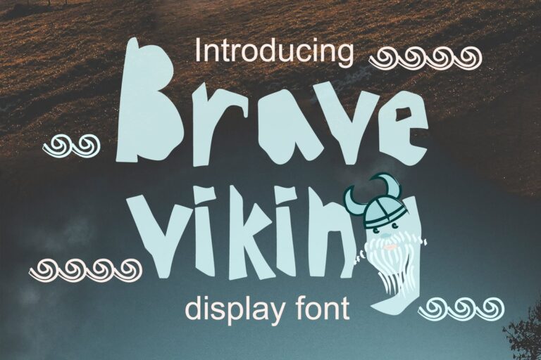 Brave Viking Font - Featured Image
